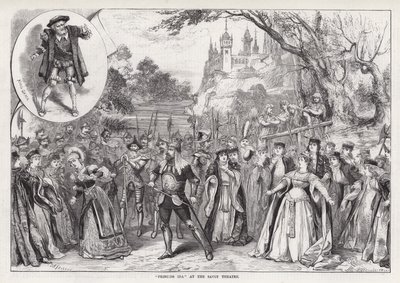 "Princess Ida" at the Savoy Theatre (engraving) 作者 大卫·亨利·弗里斯顿