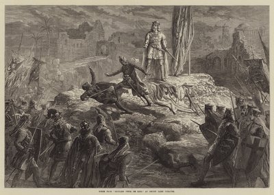 来自德鲁里巷剧院的Richard Coeur de Lion的场景 作者 大卫·亨利·弗里斯顿