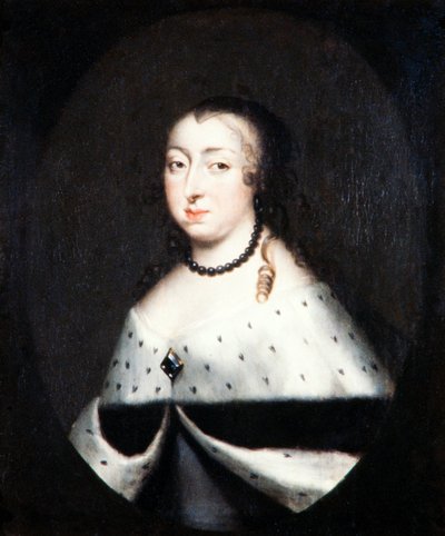 Hedvig Eleonora，瑞典皇太后，约1661年（布面油画） 作者 大卫·克罗克（DavidKlöcker）荣誉光束
