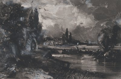 A Mill，1829年。 作者 大卫卢卡斯