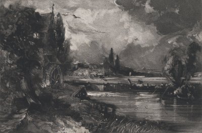 A Mill，1829年。 作者 大卫卢卡斯