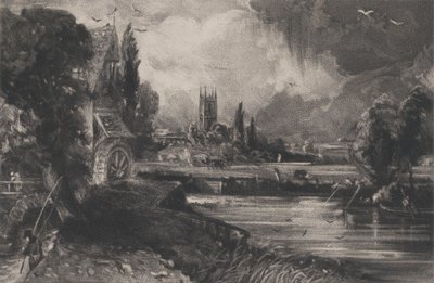 A Mill，1832年。 作者 大卫卢卡斯