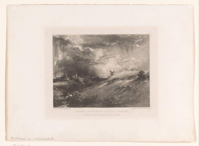 山间村庄景色
夏日午后--雨后（标题见实物） 作者 大卫卢卡斯