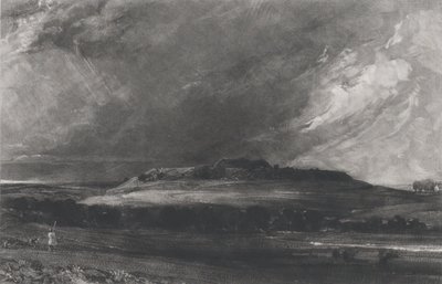 Old Sarum, 1830年。 作者 大卫卢卡斯