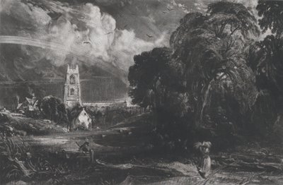 Stoke-by-Neyland, 1830年。 作者 大卫卢卡斯