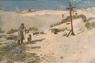 沙丘十字架，19世纪末-20世纪初，约1930年。 作者 大卫·默里