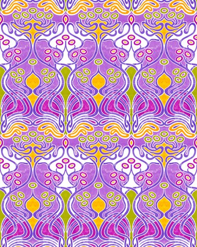 Beauclair Mauve，2018（混合媒介数字作品） 作者 大卫·牛顿