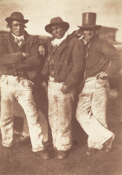 亚历山大-卢瑟福、威廉-拉姆塞和约翰-林顿，1843-1847。创作者：大卫-奥克塔维厄斯-希尔，罗伯特-亚当森。 作者 大卫·奥克塔维斯·希尔，罗伯特·亚当森