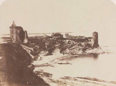 东南的圣安德鲁斯城堡，1846年。 作者 大卫·奥克塔维斯·希尔