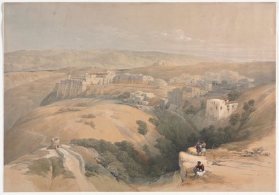 伯利恒，1839年。 作者 David Roberts