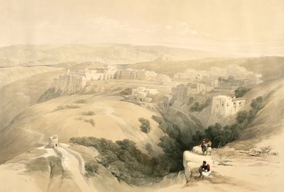伯利恒，1839年4月6日，来自“圣地”第二卷的第85卷，由Louis Haghe（1806-85）酒吧刻。 1843 作者 David Roberts