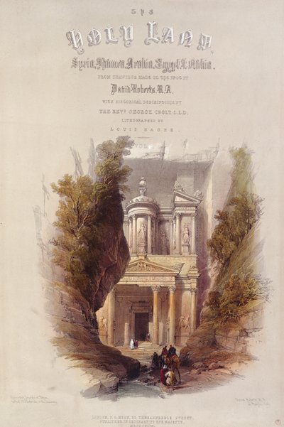 Louis Haghe（1806-85）镌刻的“圣地”的主题 作者 大卫·罗伯茨