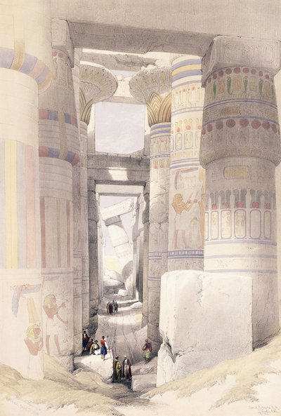卡纳克（Karnac），1838年11月27日，1842-1849年 作者 大卫·罗伯茨