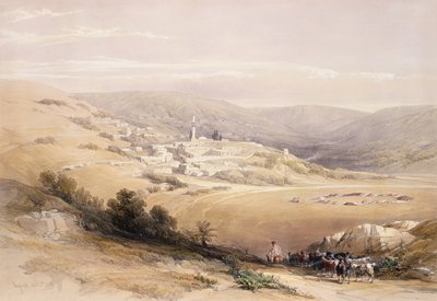 拿撒勒，1839年4月28日，来自“圣地”第一卷的第28卷，由Louis Haghe（1806-85）酒吧刻。 1842 作者 David Roberts