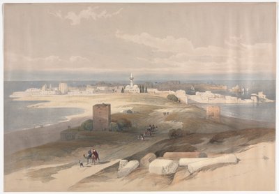 Sur或Tsor，来自地峡的远古轮胎，1839年。 作者 大卫·罗伯茨