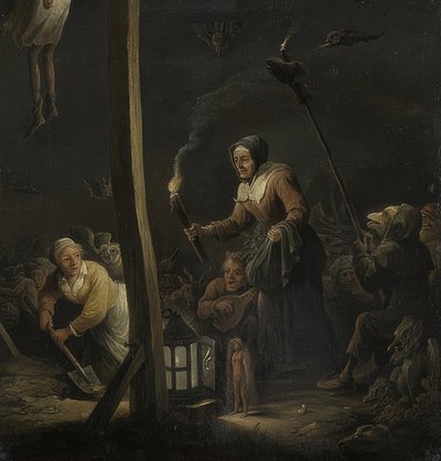 女巫现场 作者 David Teniers the Elder