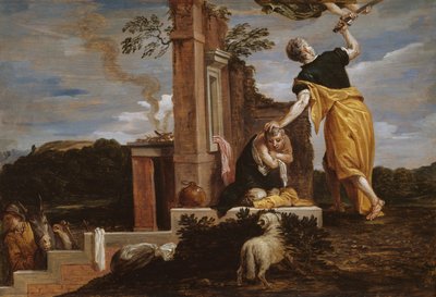 亚伯拉罕献祭以撒 作者 大卫·特尼尔斯（David Teniers）