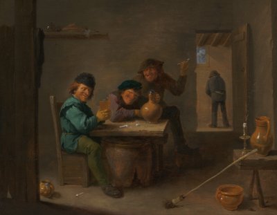 酒馆里的农民 作者 大卫·特尼尔斯（David Teniers）