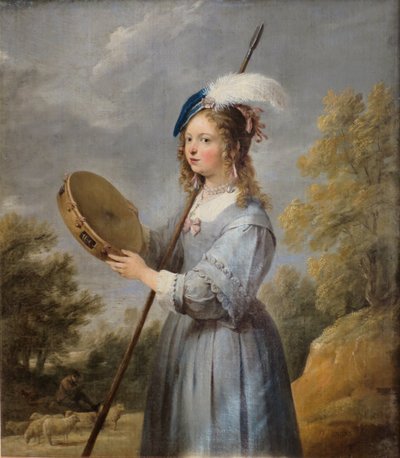 牧羊女 作者 大卫·特尼尔斯（David Teniers）