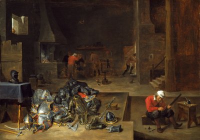 Armorer的商店 作者 大卫·特尼尔斯（David Teniers）