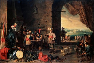 卫兵室，1642年 作者 David Teniers the Younger