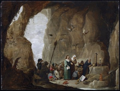圣安东尼的诱惑 作者 大卫·特尼尔斯（David Teniers）