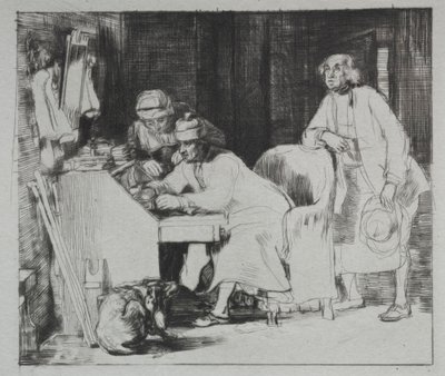 失落的收据，1824年。 作者 大卫威尔基