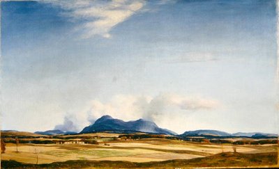 秋天的云，奥奇尔山，约1930年（布面油画） 作者 戴维·杨·卡梅伦