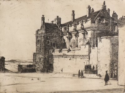 Palace of the Stuarts (etching) 作者 戴维·杨·卡梅伦