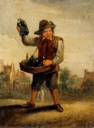 品味》，约 1800 年（油画板） 作者 幼年的大卫（后）Teniers
