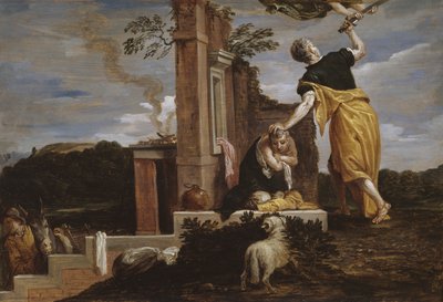 亚伯拉罕的以撒献祭，1654-56年 作者 大卫·特尼尔斯（David Teniers）