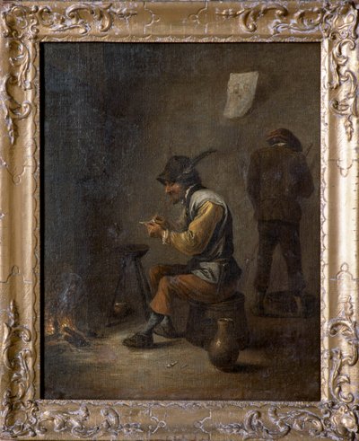 室内的农民（布面油画） 作者 大卫·特尼尔斯（David Teniers）