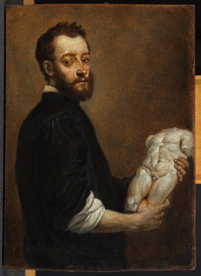乔凡尼·巴蒂斯塔·莫罗尼之后的雕刻家肖像 作者 David Teniers the Younger