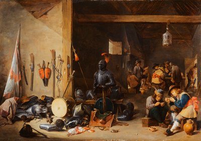 1640年代的警卫室内部 作者 大卫·特尼尔斯（David Teniers）