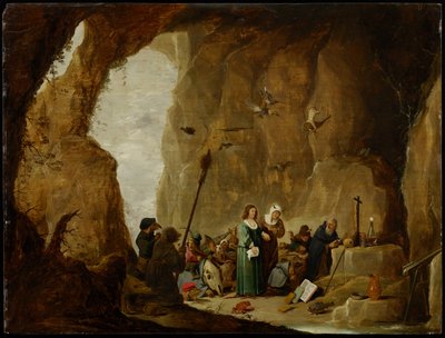 圣安东尼的诱惑（面板上的油） 作者 大卫·特尼尔斯（David Teniers）