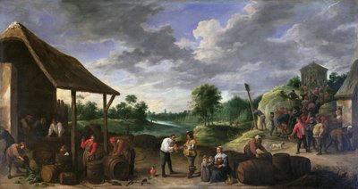 葡萄酒收获 作者 大卫·特尼尔斯（David Teniers）