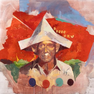 罗伯特-菲柳 27，2023 年（亚麻布油画） 作者 