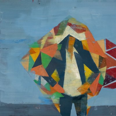 罗伯特-菲柳 33，2024 年（亚麻布油画） 作者 