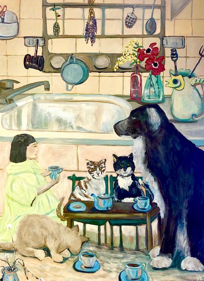 古董茶，2016 年 作者 黛博拉·伊芙·阿拉斯特拉