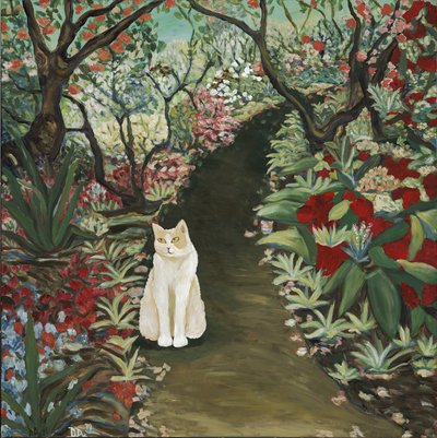 花园之梦，2019（丙烯酸画布） 作者 黛博拉·伊芙·阿拉斯特拉