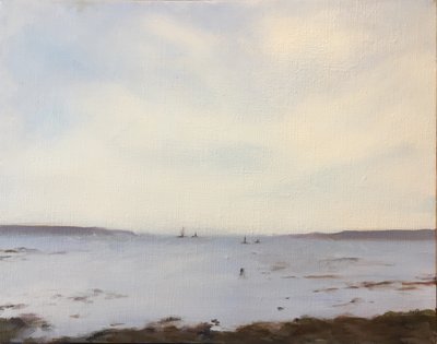平静，2021 年（布面油画） 作者 黛博拉·史蒂文森