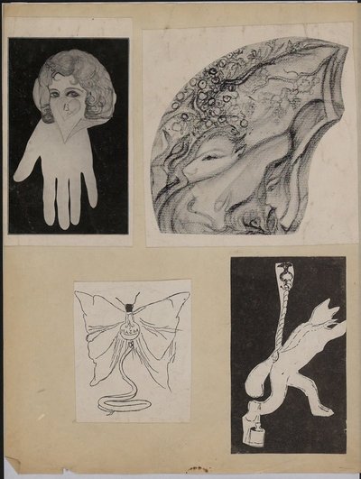 NadjasLéonaDelcourt图纸的印刷品 作者 德尔库特