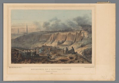安特卫普城堡战地医院外景，1832 年
Exterieur de l
