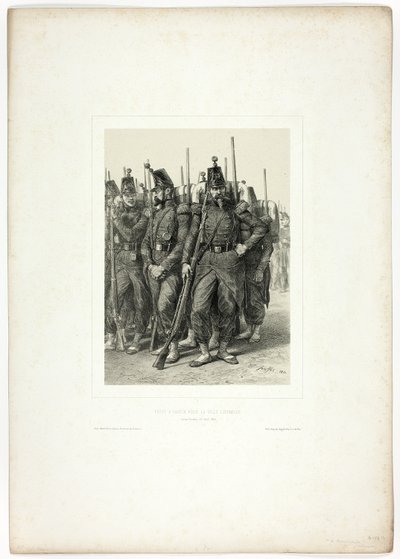 准备启程前往永恒之城，选自《意大利纪念品：罗马之旅》（Souvenirs d