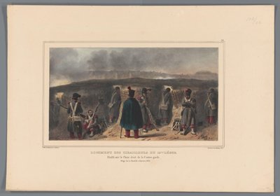 Schutters achter een borstwering, 1832 年
19 世纪步枪手的住所（标题见实物）
Dessins faits d
