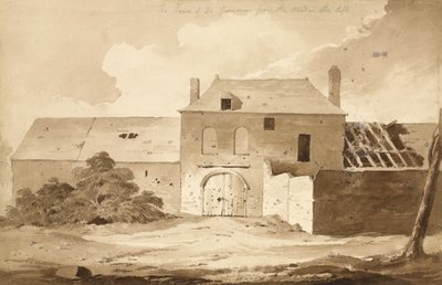 1815年“没有5来自左边的木头的杜尔古尔蒙之家”（wc und paper on paper） 作者 丹尼斯·戴顿