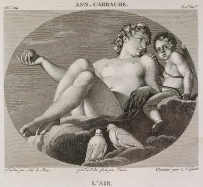 Denis-Sébastien Leroy、Petit 和 Niquet - 《空气》，取材于 Annibale Carrache - 1802-1815 年 作者 丹尼斯·塞巴斯蒂安·勒罗伊