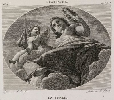 Denis-Sébastien Leroy et Le Villain - 《大地》，取材于卢多维科-卡拉奇（Ludovico Carracci），1802-1815 年 作者 丹尼斯·塞巴斯蒂安·勒罗伊