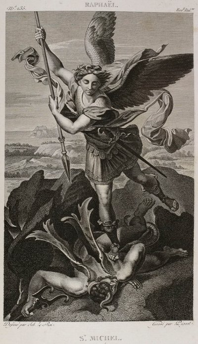 丹尼斯-塞巴斯蒂安-勒鲁瓦和皮戈 - 圣米歇尔，在拉斐尔之后创作 - 1802-1815 年 作者 丹尼斯·塞巴斯蒂安·勒罗伊