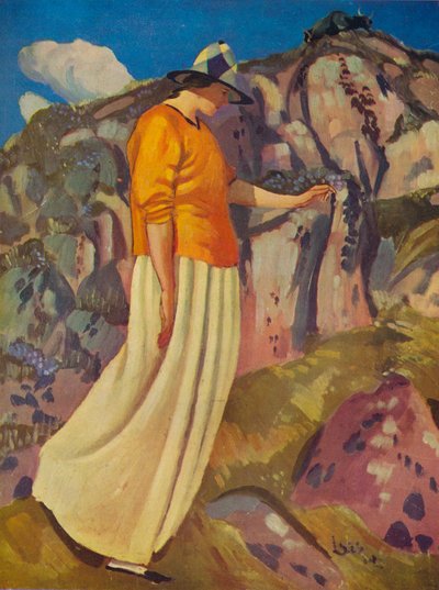 黄色的裙子，1914年 作者 德文特·李斯